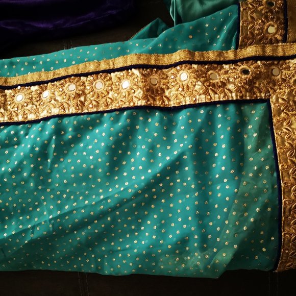 Beautiful Sari, slip and top | Like new - Picture 2 of 7